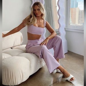 Princess Polly HUXLEY SET - LILAC